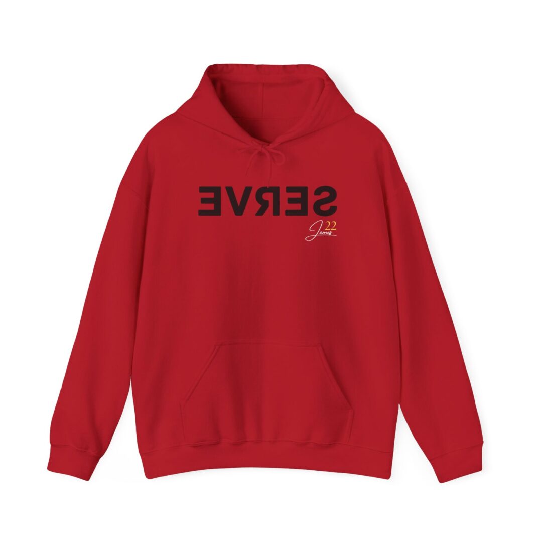 James 22 Man in the Mirror Serve Hoodie | Mirror Portrait Graphic