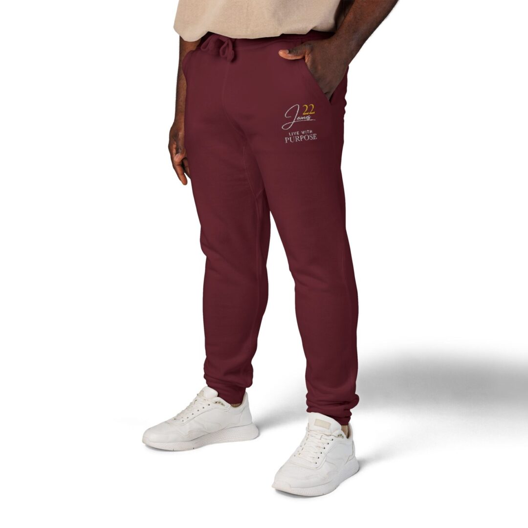 James 22 Live With Purpose Sweatpants, Embroidered - Image 23
