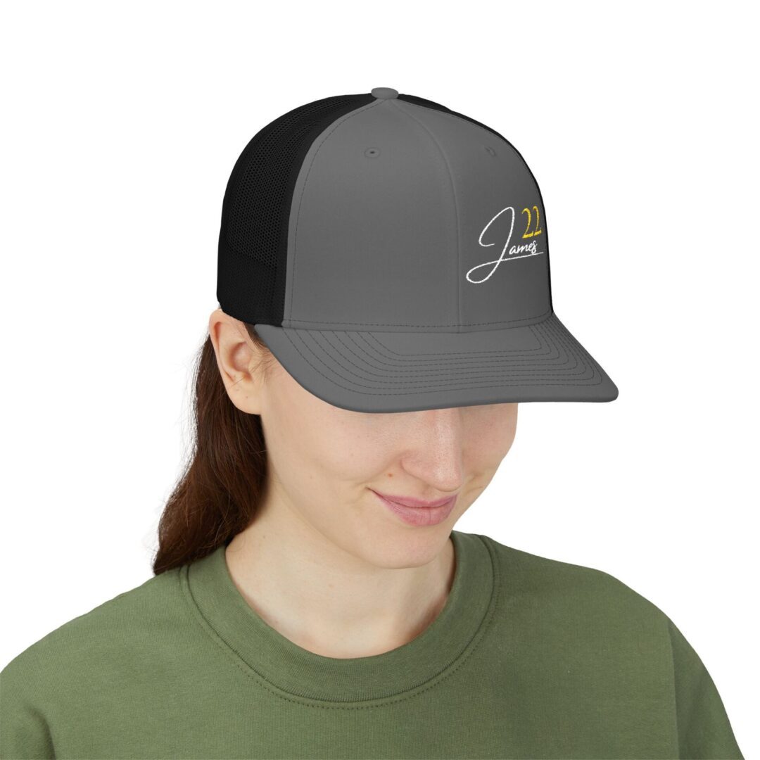James 22 Snapback Trucker Cap | Embroidered - Image 29