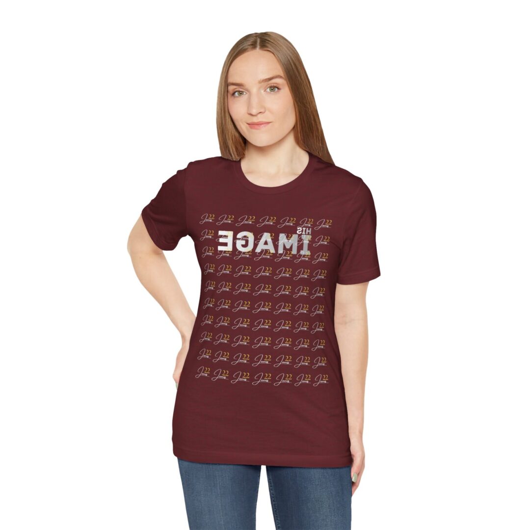 His Image James 22 Tee | Christian Scripture Shirt - Image 3