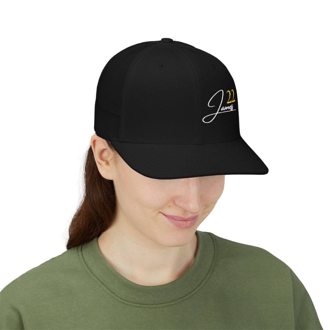 James 22 Snapback Trucker Cap | Embroidered - Image 23