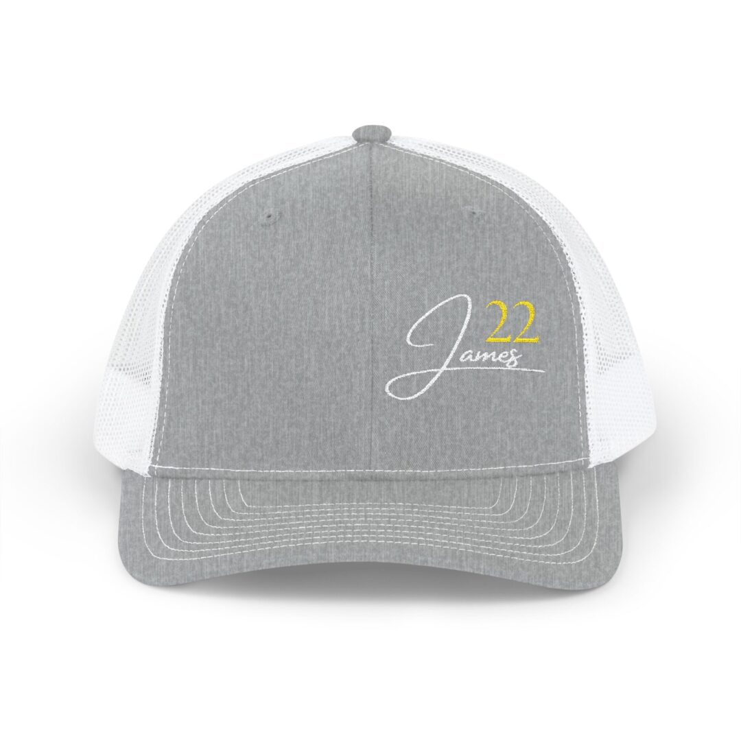James 22 Snapback Trucker Cap | Embroidered - Image 7