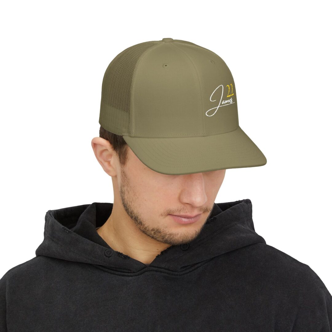 James 22 Snapback Trucker Cap | Embroidered - Image 39