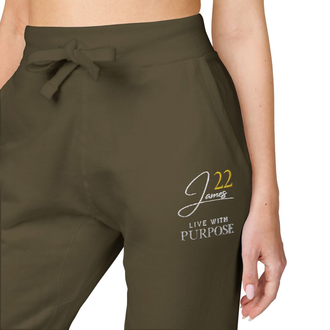 James 22 Live With Purpose Sweatpants, Embroidered - Image 6