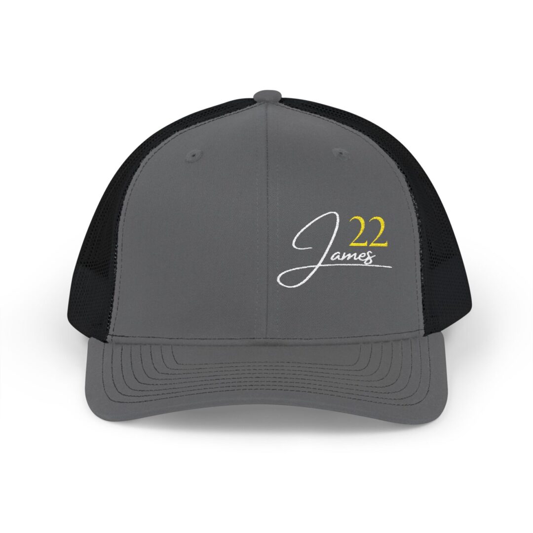 James 22 Snapback Trucker Cap | Embroidered - Image 25