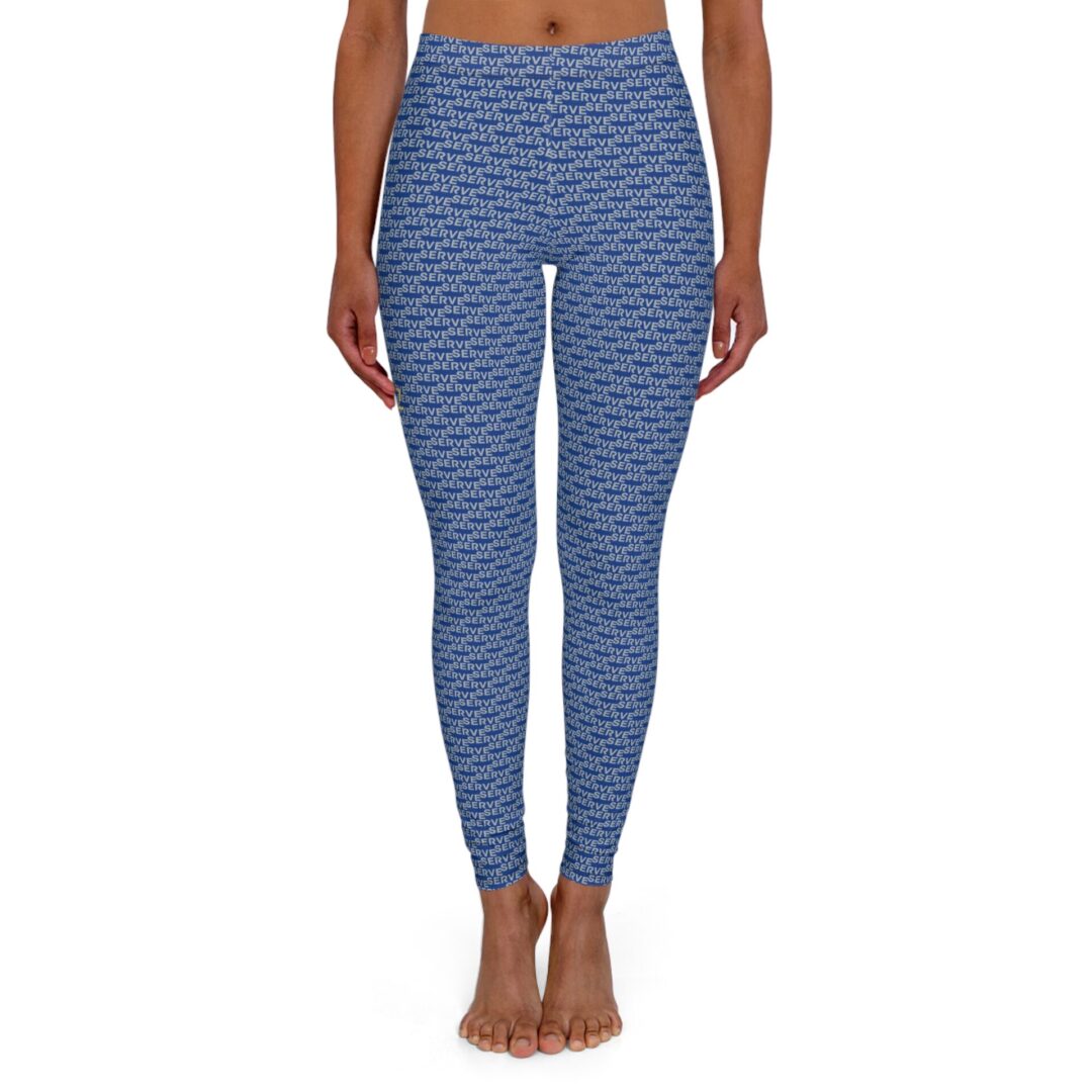 James 22 Serve One Another Leggings | Christian Scripture Faith Activewear