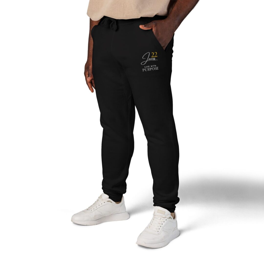 James 22 Live With Purpose Sweatpants, Embroidered - Image 27