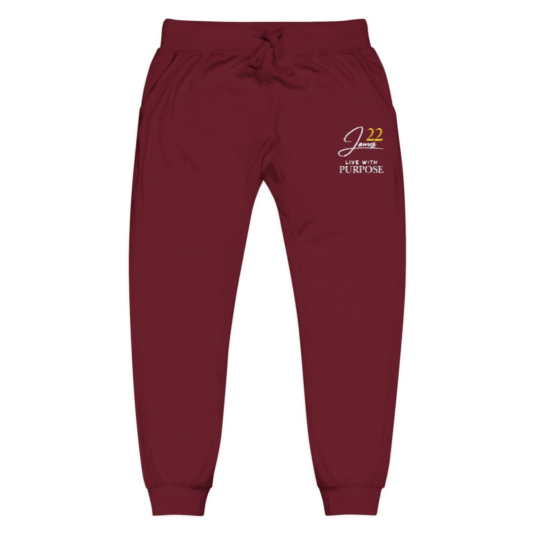 James 22 Live With Purpose Sweatpants, Embroidered - Image 21