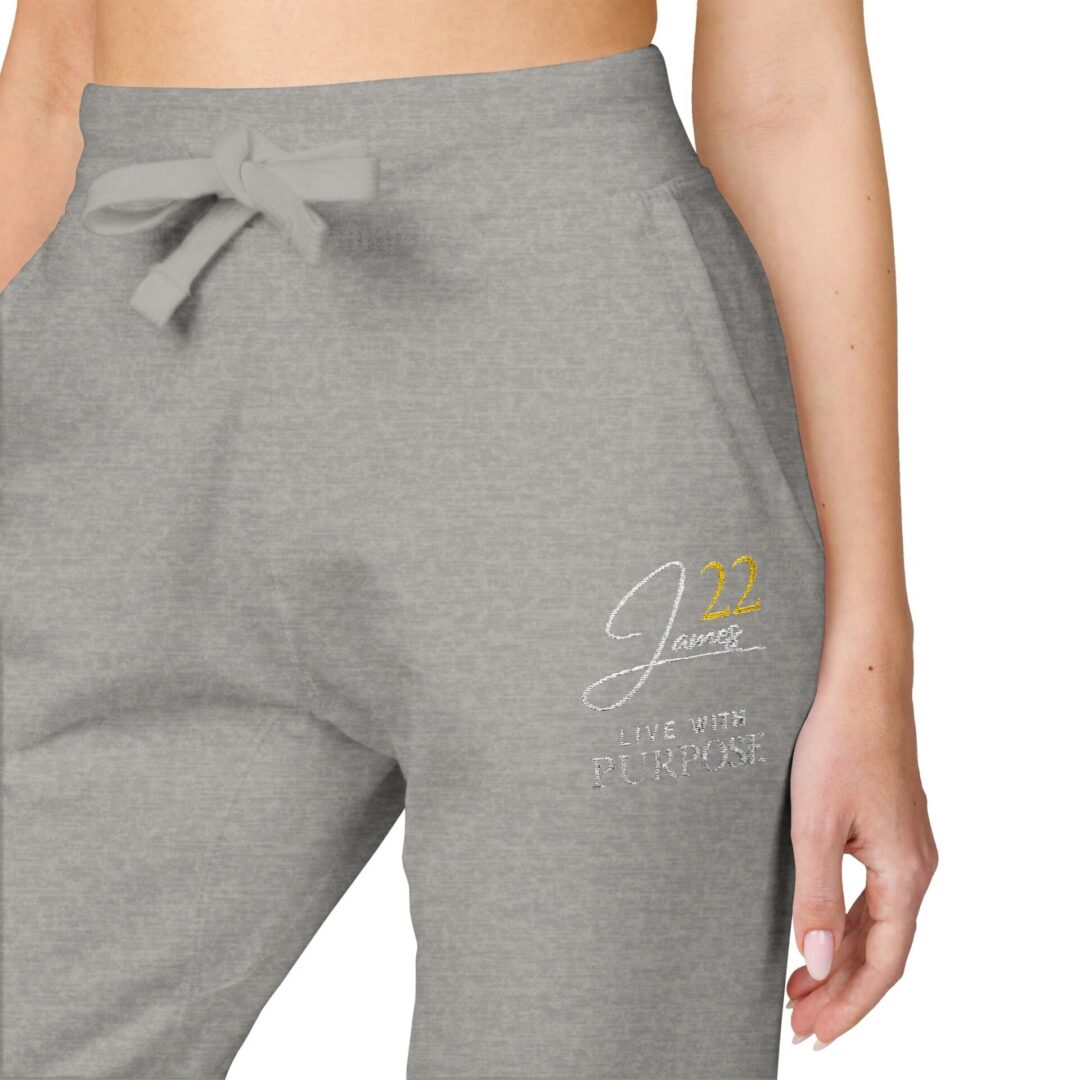 James 22 Live With Purpose Sweatpants, Embroidered - Image 10