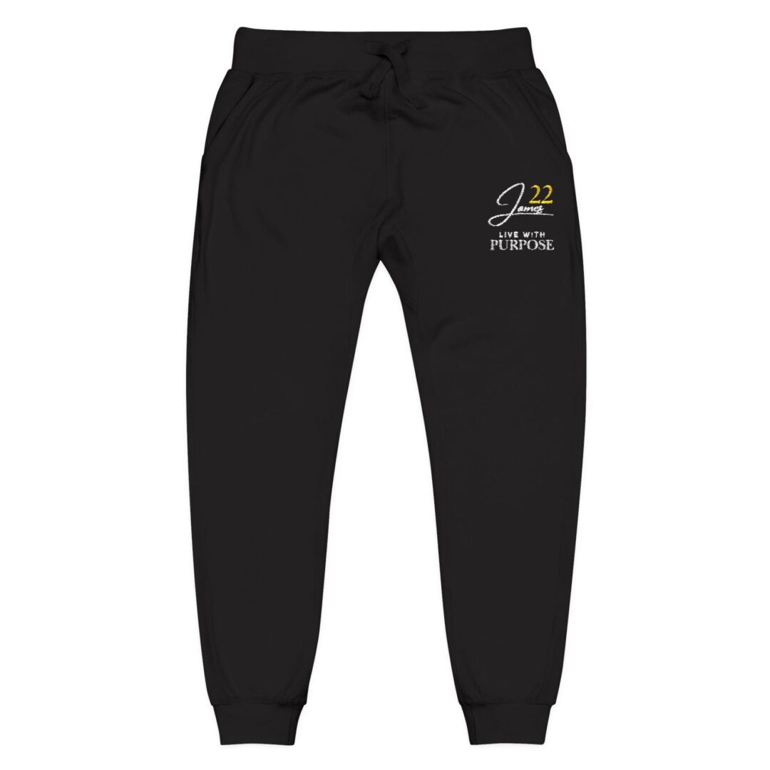 James 22 Live With Purpose Sweatpants, Embroidered - Image 25
