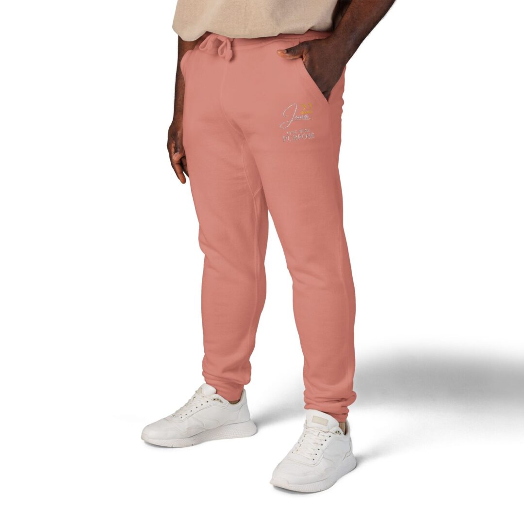 James 22 Live With Purpose Sweatpants, Embroidered - Image 3