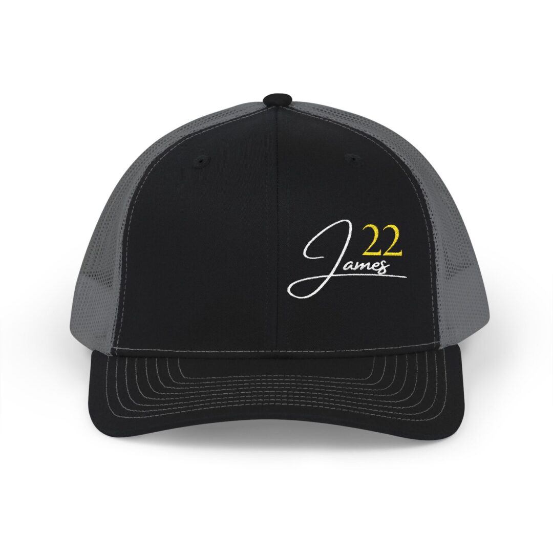 James 22 Snapback Trucker Cap | Embroidered - Image 13