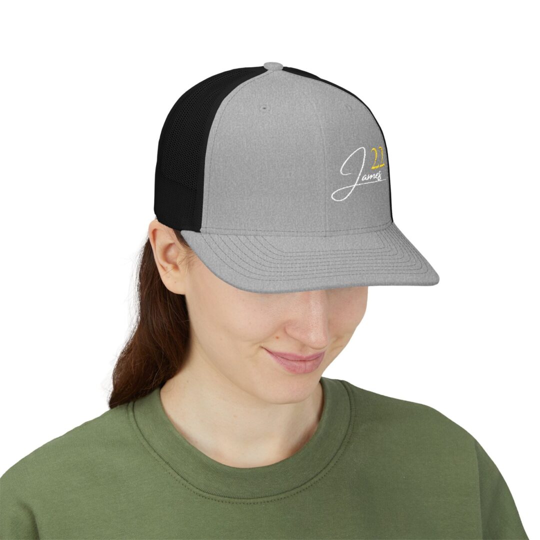 James 22 Snapback Trucker Cap | Embroidered - Image 35