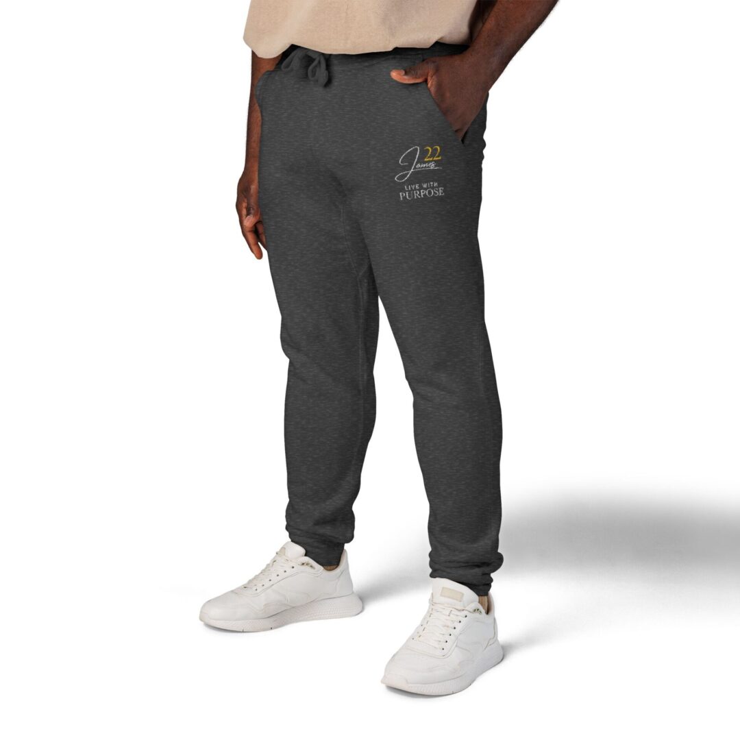 James 22 Live With Purpose Sweatpants, Embroidered - Image 19