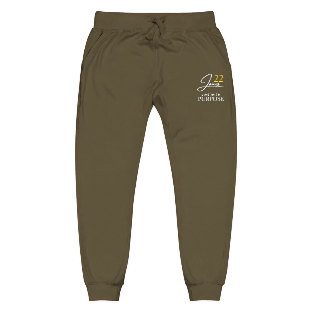 James 22 Live With Purpose Sweatpants, Embroidered - Image 5