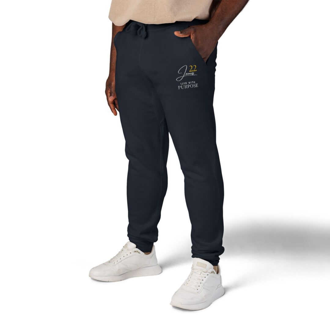 James 22 Live With Purpose Sweatpants, Embroidered - Image 15