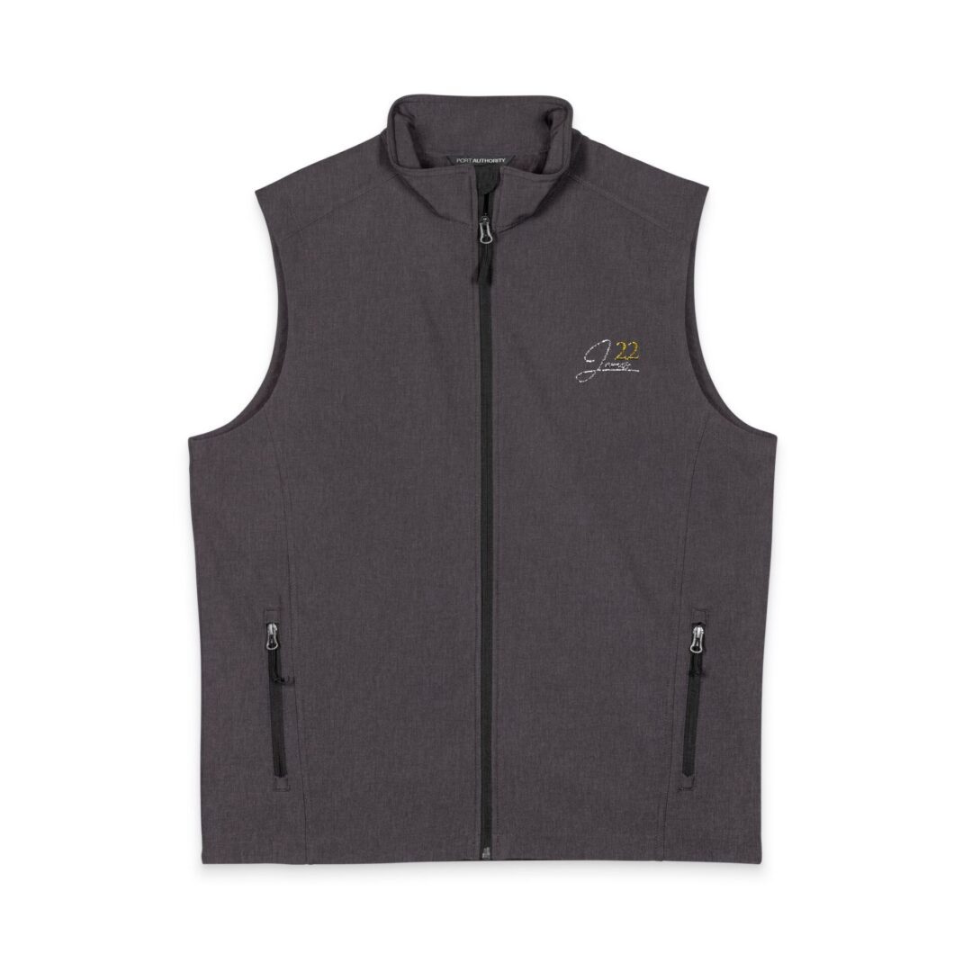James 22 Vest | Soft Shell Vest, Embroidered Chest Logo - Image 4